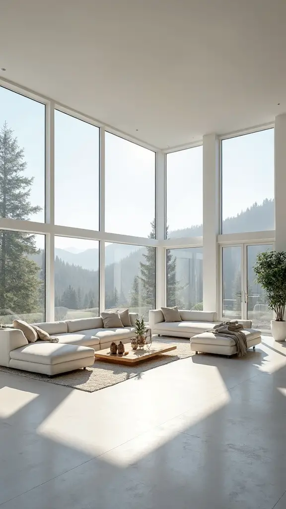 maximize natural light minimalist design