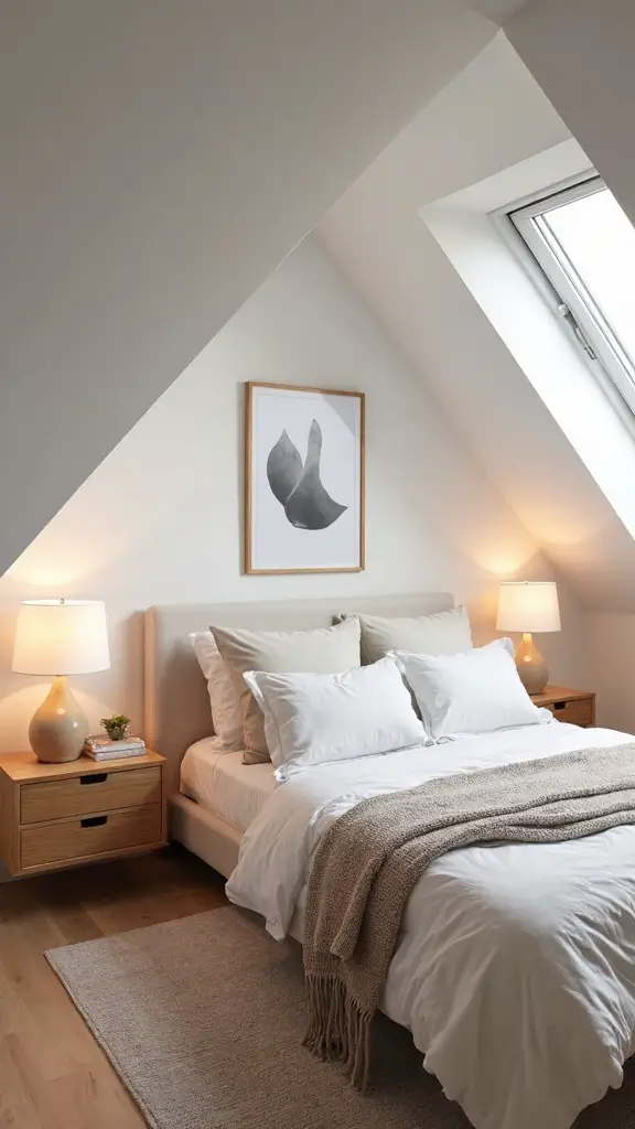 maximized space saving floating nightstands