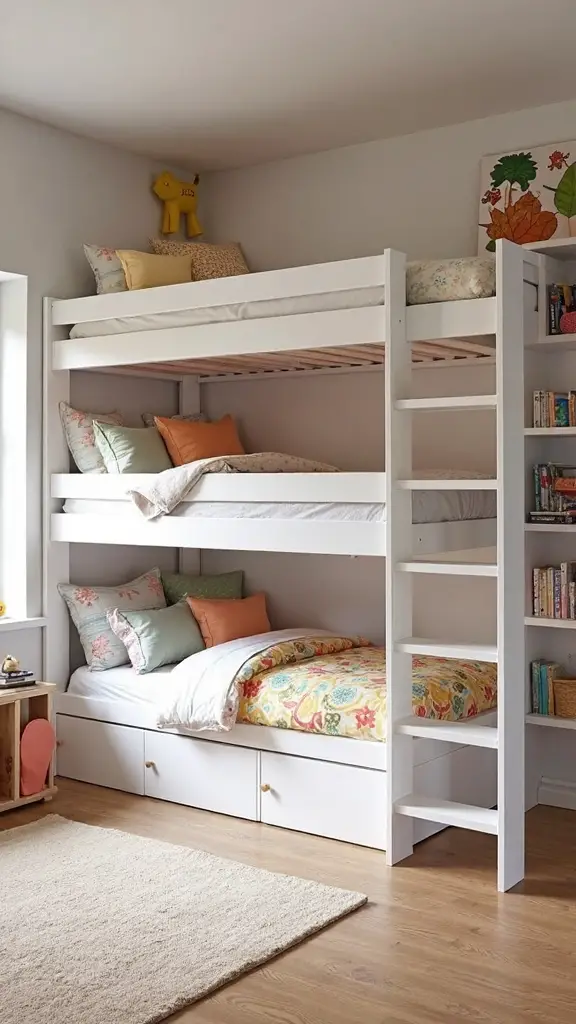 maximizing floor space integrated storage