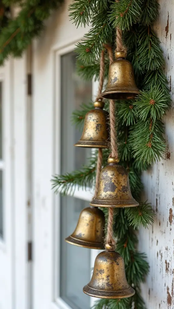 melodic farmhouse holiday entryway decoration