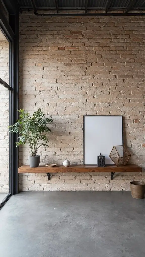 minimal reclaimed wood accents