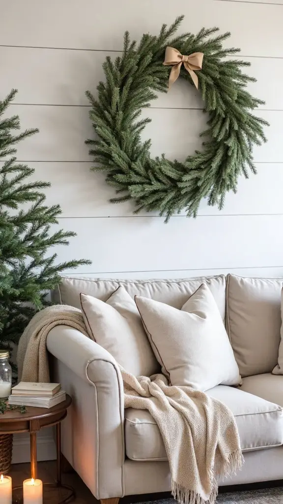 minimalist farmhouse christmas decor ideas