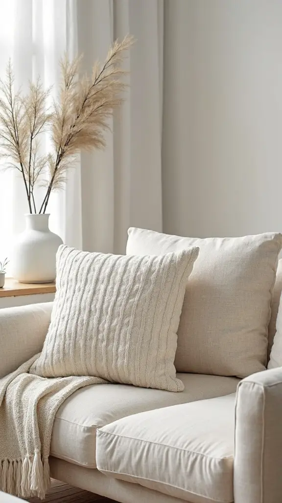 minimalist holiday neutral soft textures