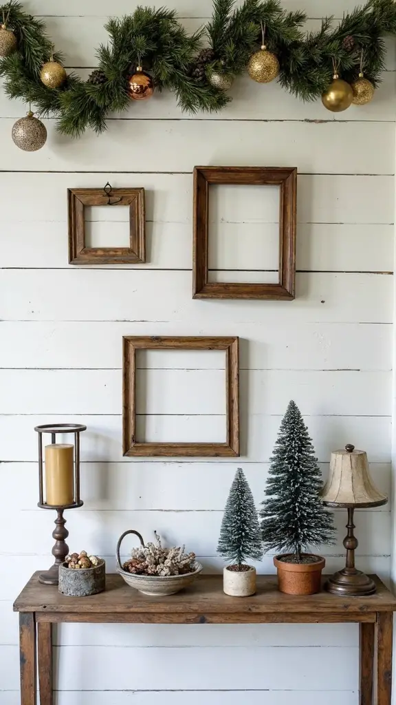 minimalist holiday photo wall backdrop