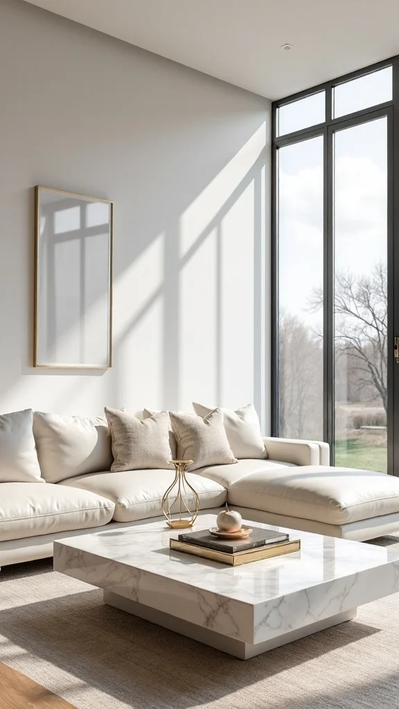 15 Minimalist Luxury Living Room Designs That Exude Pure Sophistication