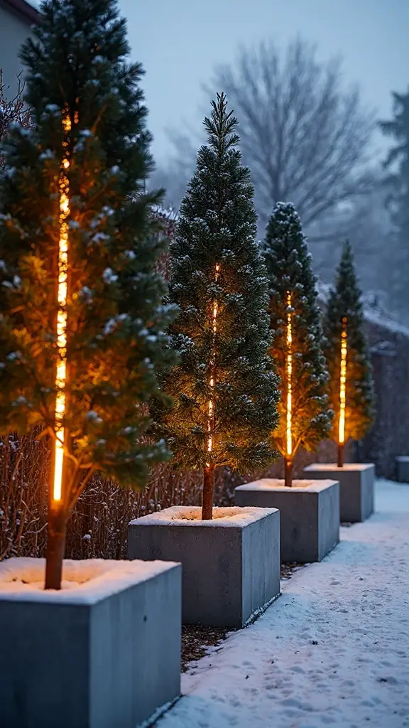 minimalist topiary trees revolutionize outdoor spaces