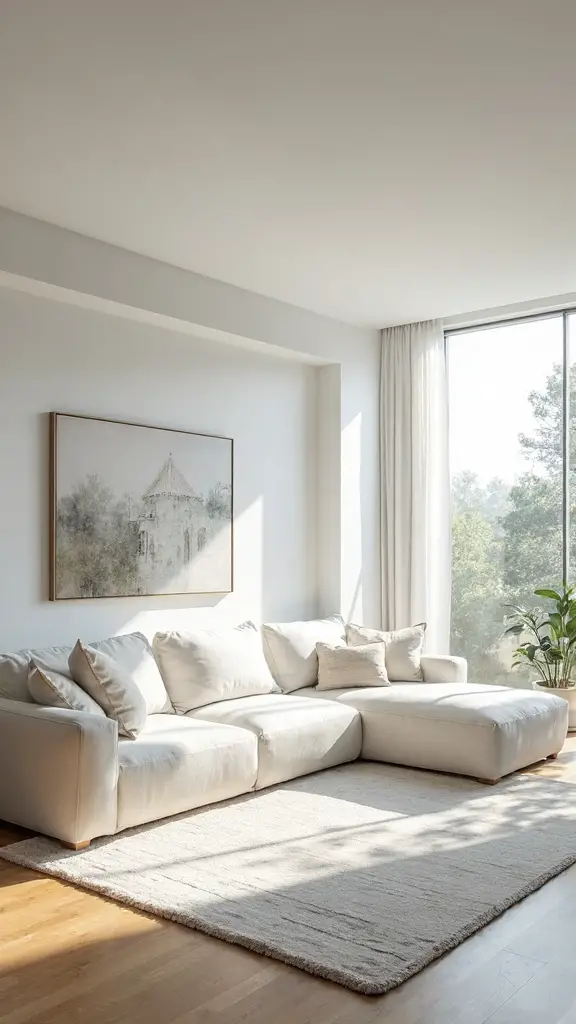 minimalist white bright airy