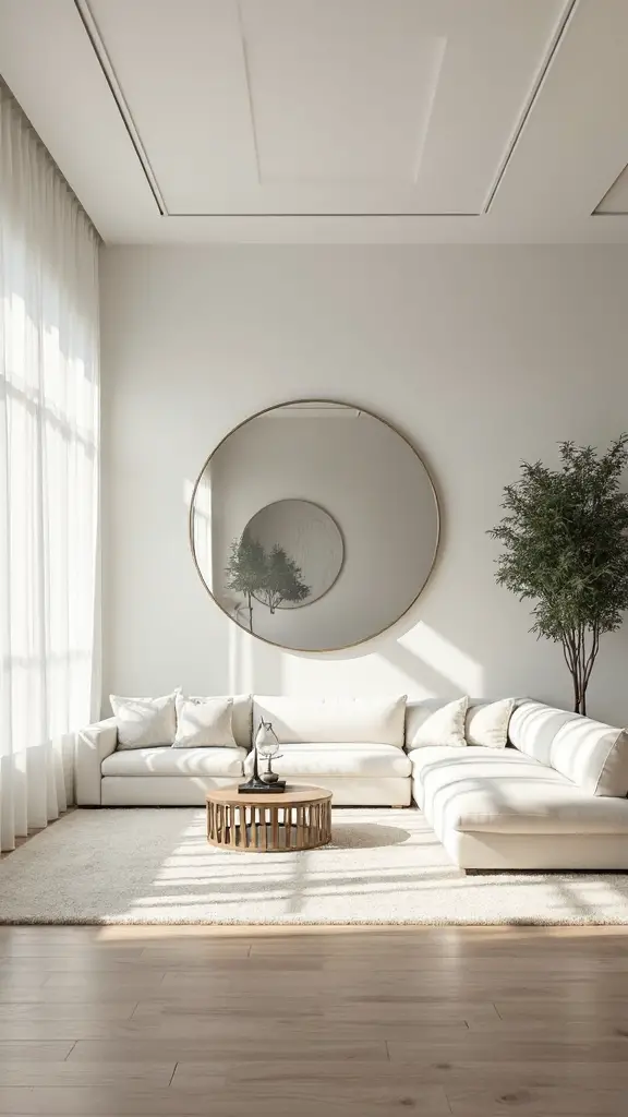 mirrors illuminate expansive minimalist sanctuaries