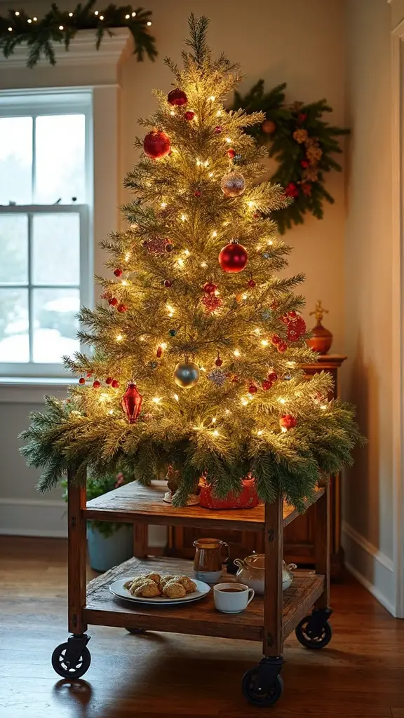 mobile holiday decor station