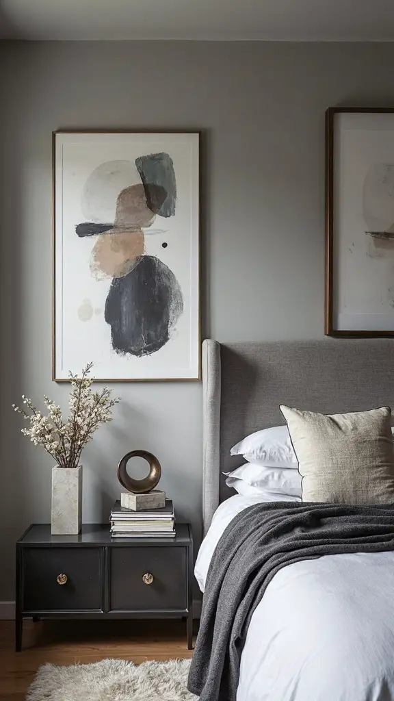 modern art transforms bedrooms