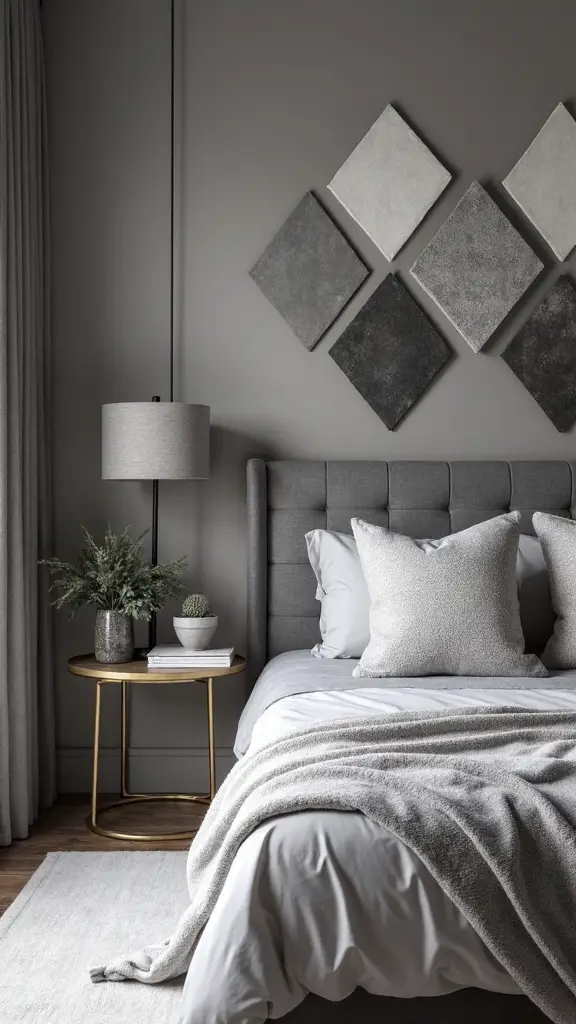 modern grey geometric sanctuary