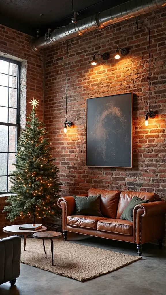 modern industrial holiday style