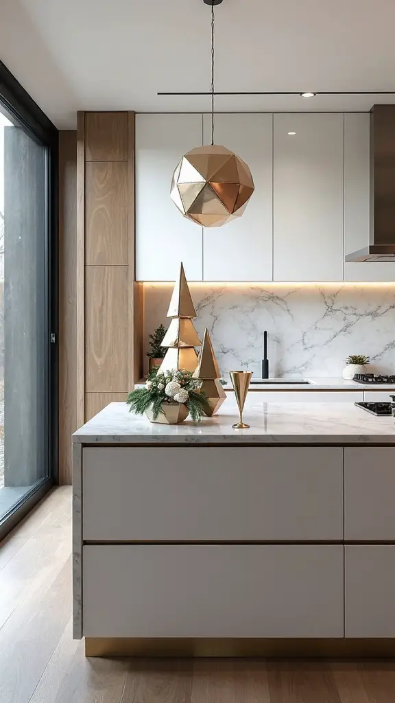 modern minimalist christmas decor