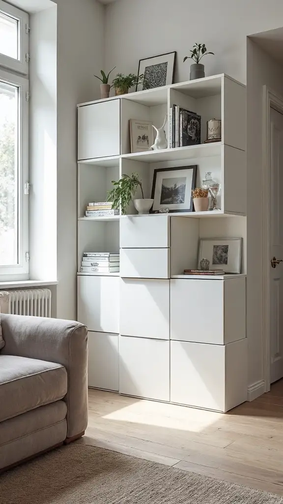 modular cube storage system transforms spaces