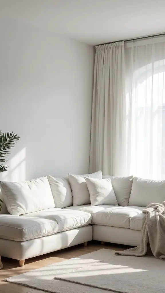 monochromatic minimalist neutral harmonious living
