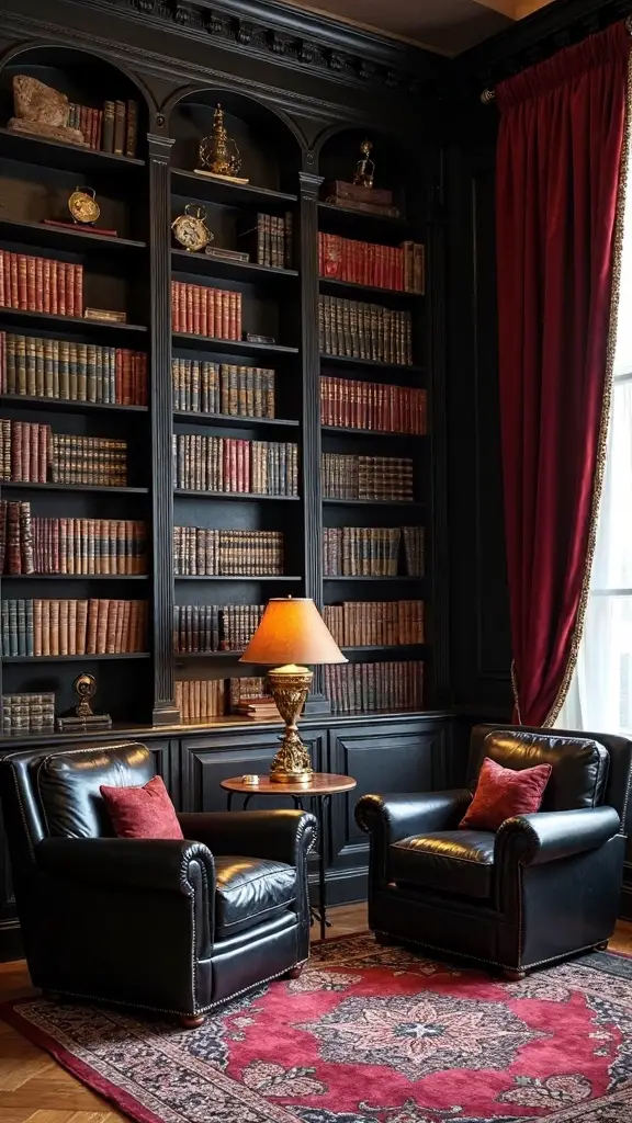 moody sophisticated scholarly gothic