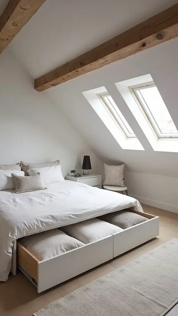 multifunctional minimalist space efficient hidden storage
