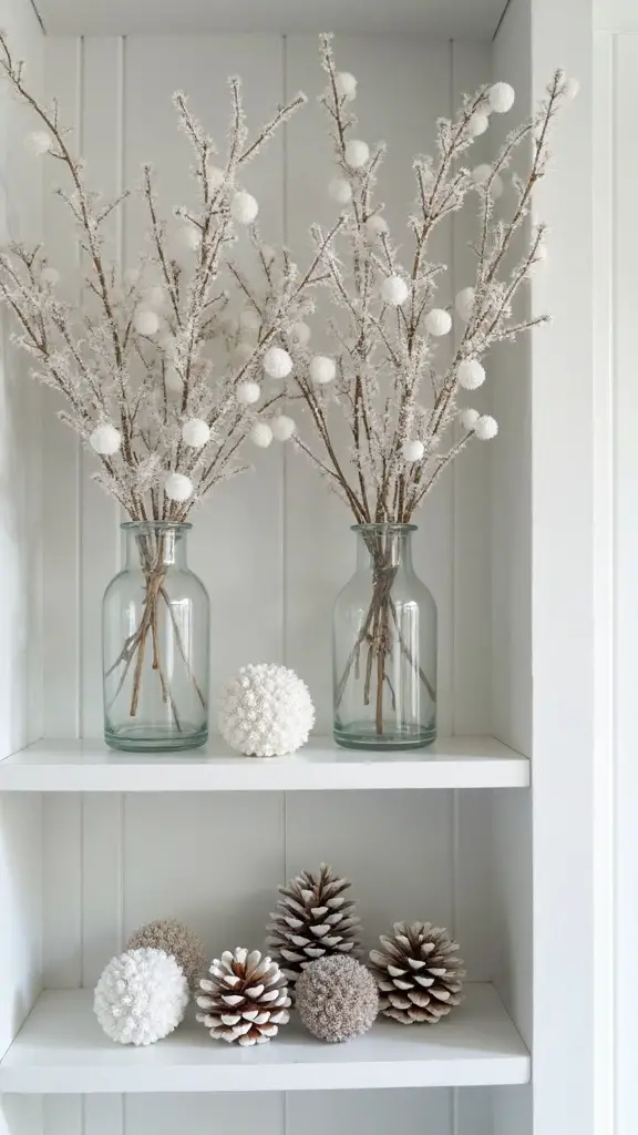 natural winter white decor