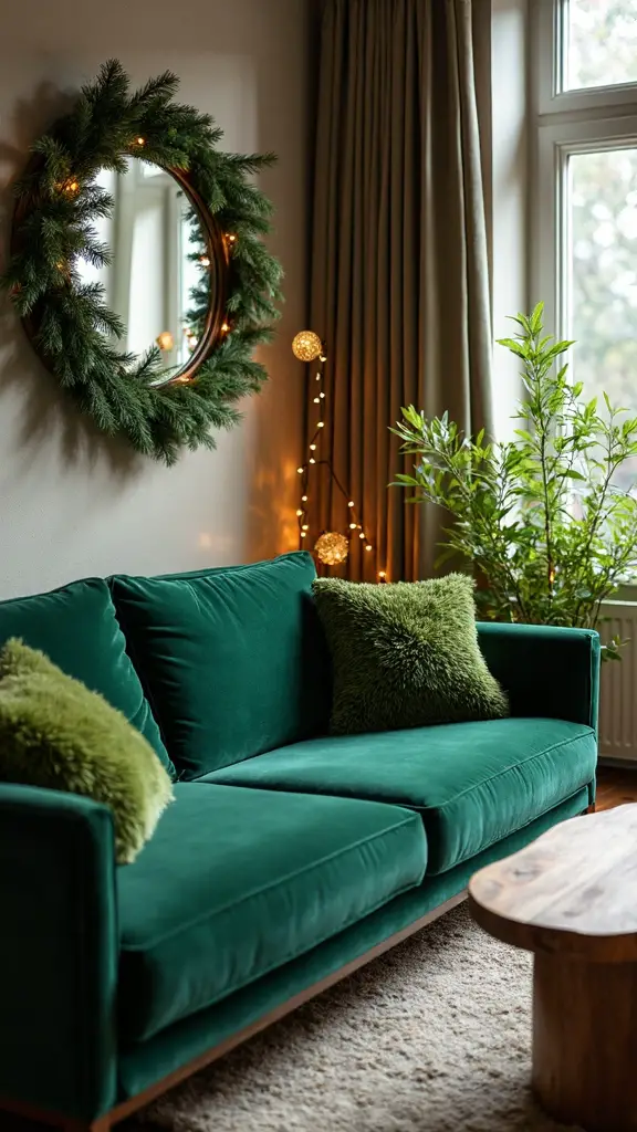 nature inspired green christmas