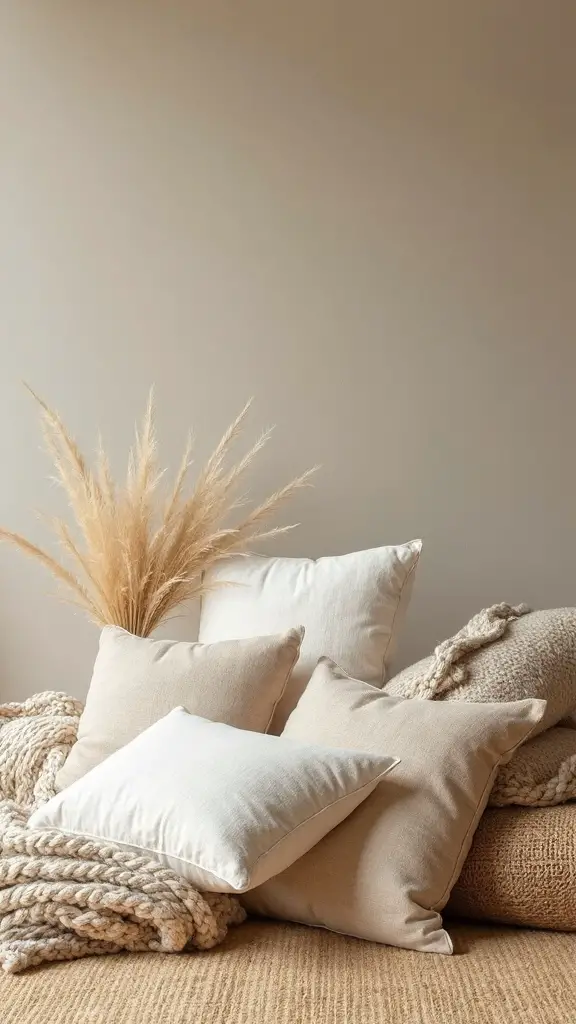 neutral layered cozy minimalist