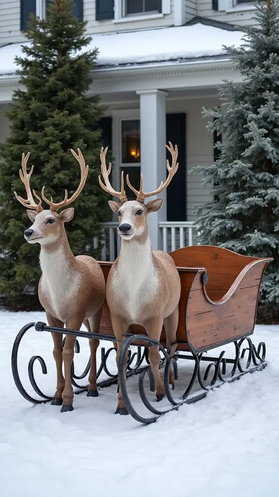 nostalgic christmas yard displays