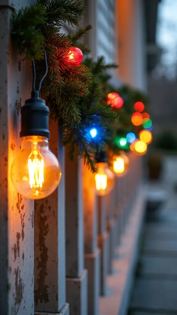 nostalgic vintage holiday string lights