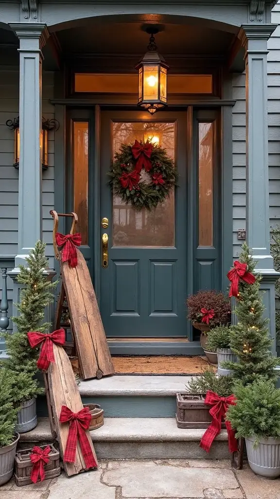 nostalgic vintage outdoor christmas decor