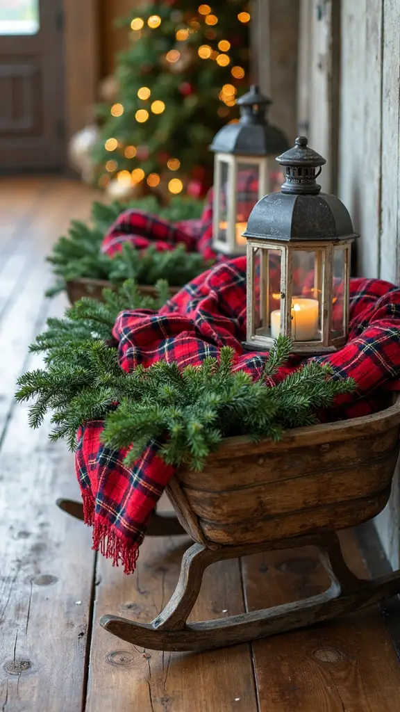 nostalgic winter farmhouse christmas d cor