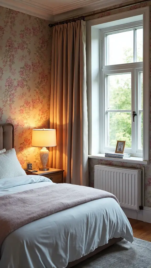 optimizing lighting for wallpaper visibility