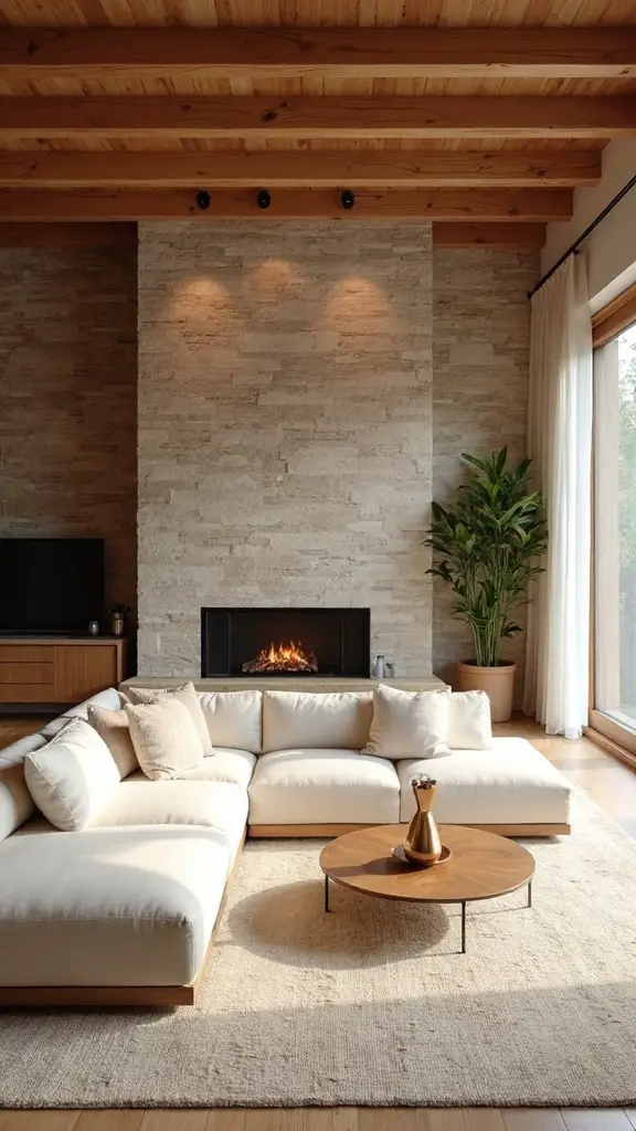 organic minimalist sanctuary with warmth