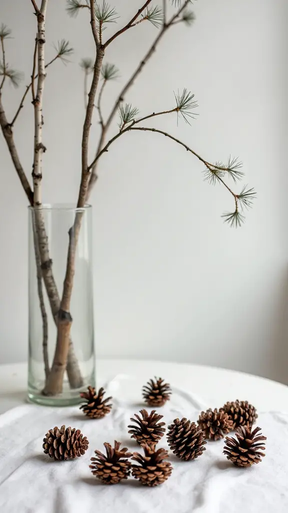 organic minimalist warm sophisticated holiday decor