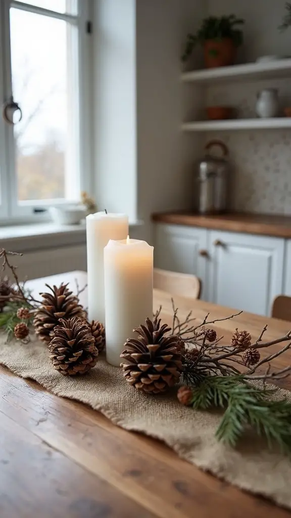 organic natural rustic farmhouse centerpieces