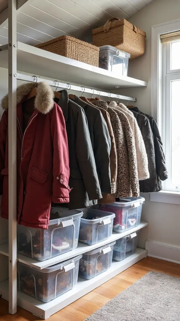 organize seasonal clothing efficiently
