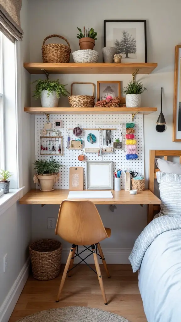 organized efficient inspiring craft and hobby station