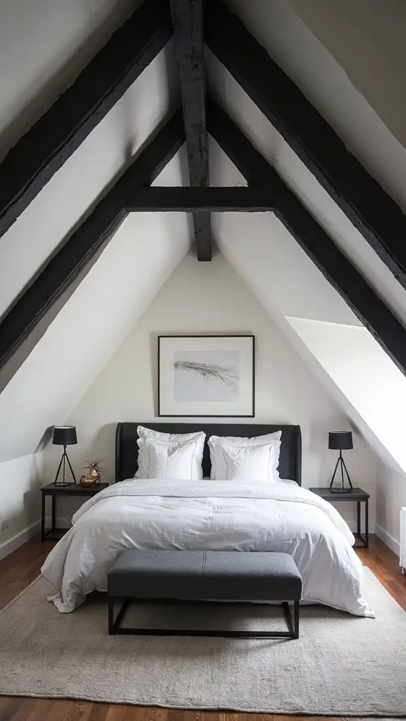 painted ceiling design contrasting focal points