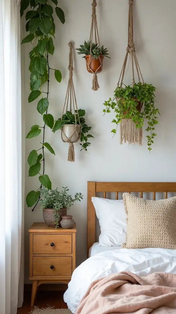 peaceful boho sanctuary nature accents
