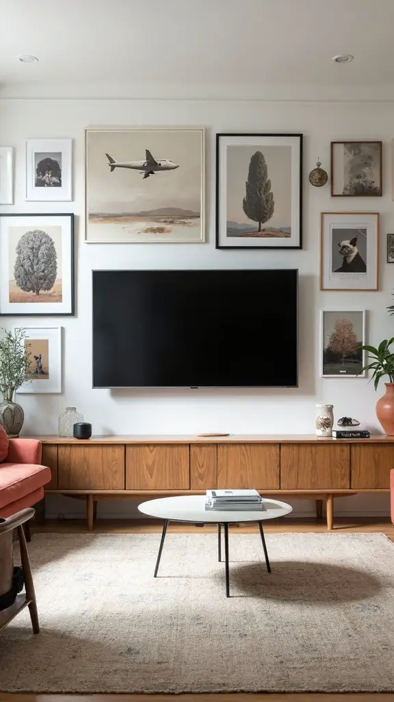 personalized curated gallery wall showcase