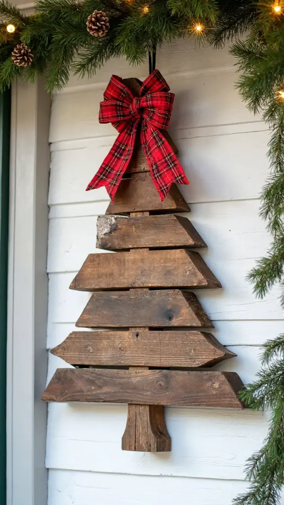 personalized rustic wooden christmas decor