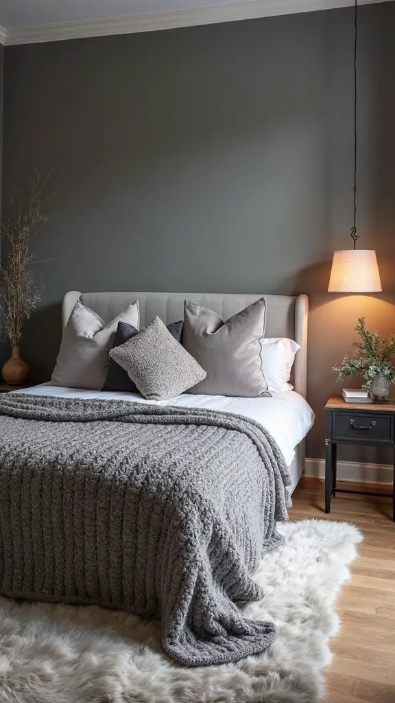 plush layered luxurious cozy