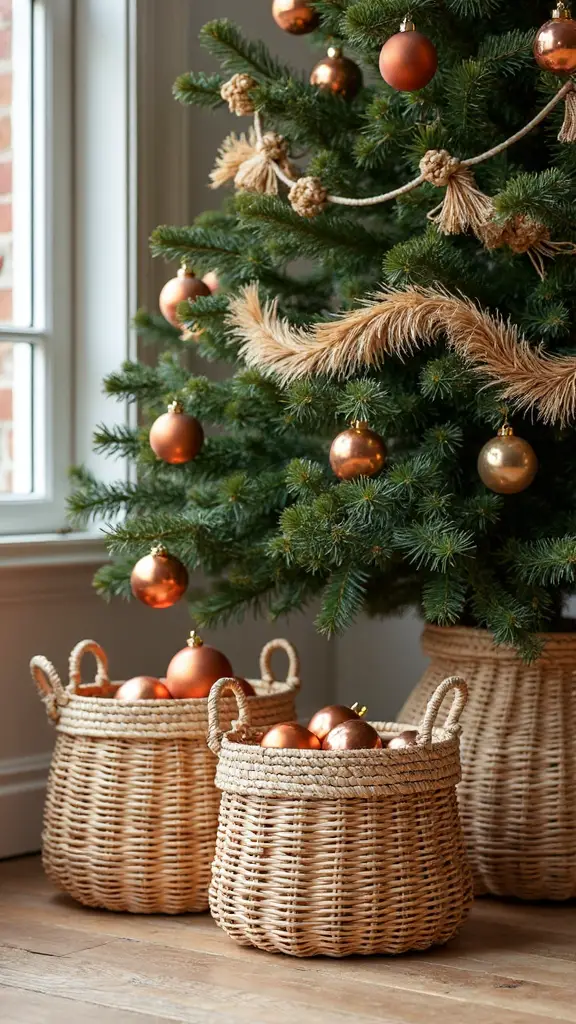 practical holiday decor organization