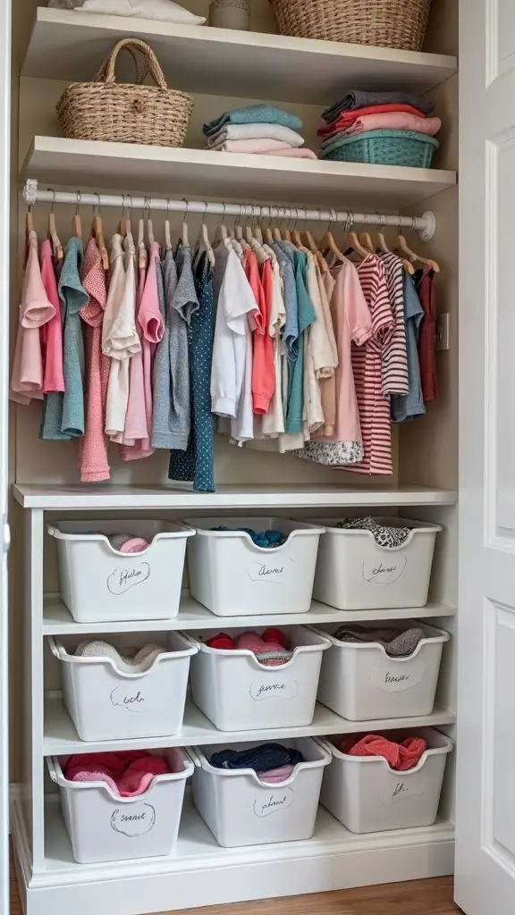 proximity based hand me down organization system
