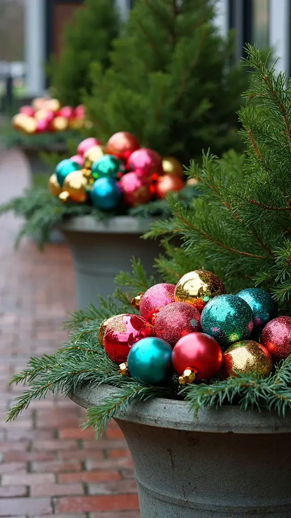 radiant layered sparkling glass ornamentation