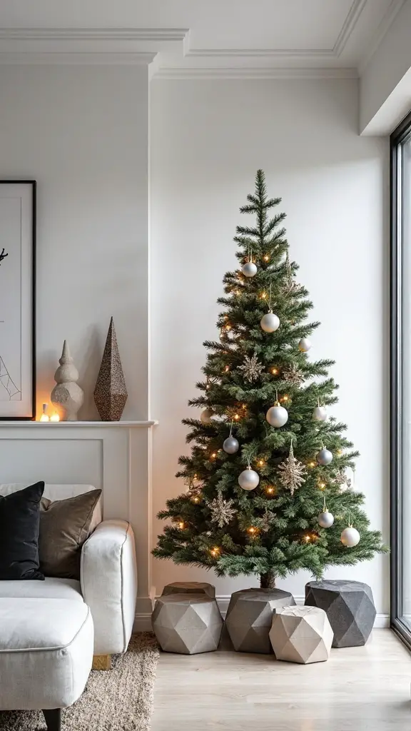 refined minimalist sophisticated holiday decor