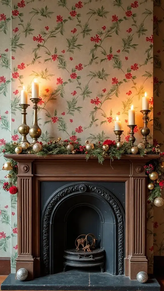 repurposed vintage christmas wrapping decor