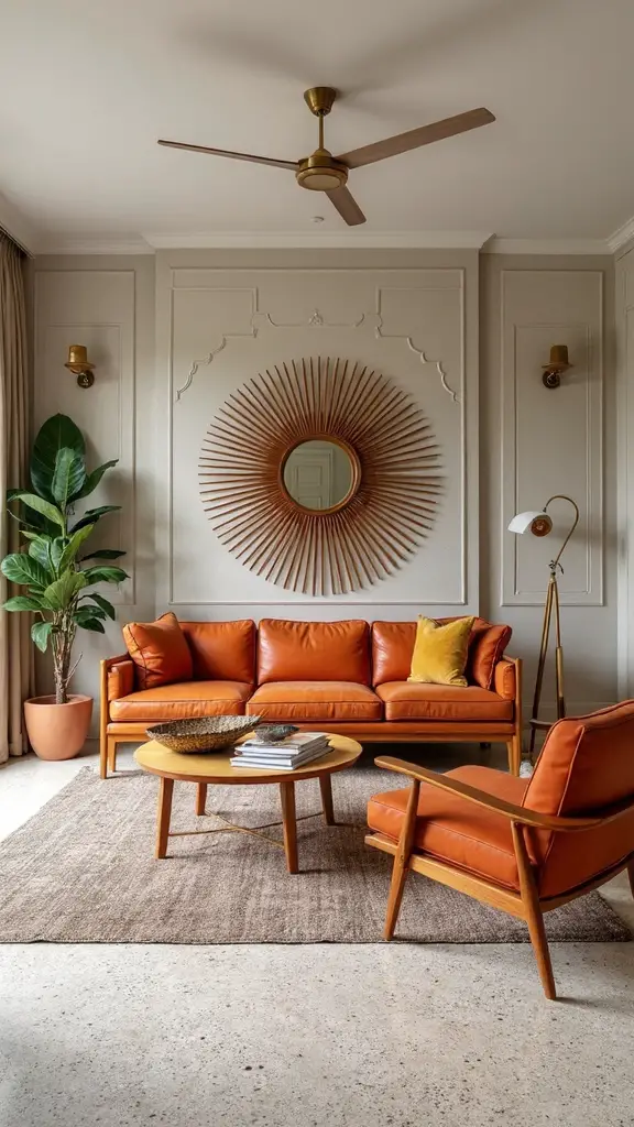 retro sophisticated mid century modern retreat