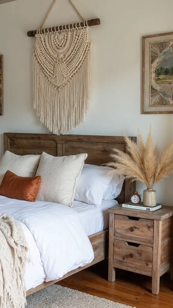 rustic bohemian macram retreat