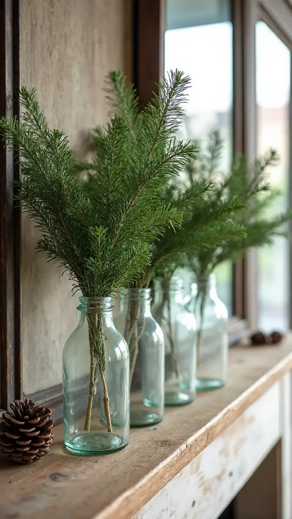 rustic centerpieces with seasonal branches