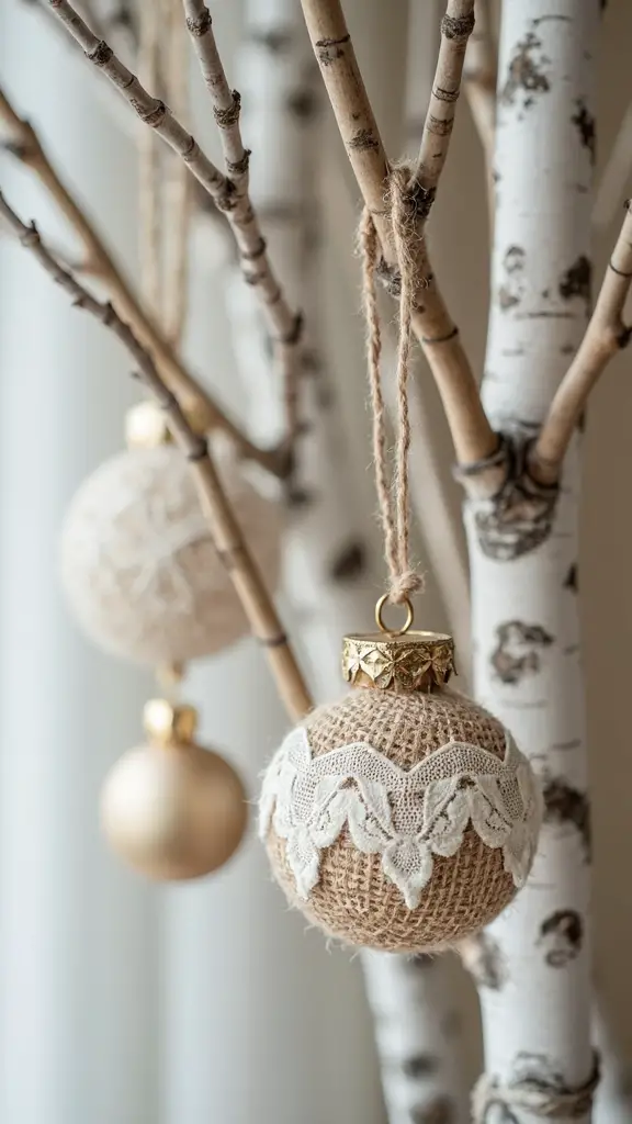 rustic charming handmade christmas ornaments