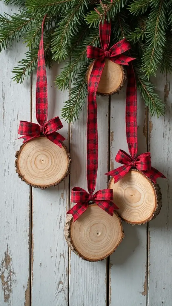 rustic diy personalized farmhouse christmas ornaments