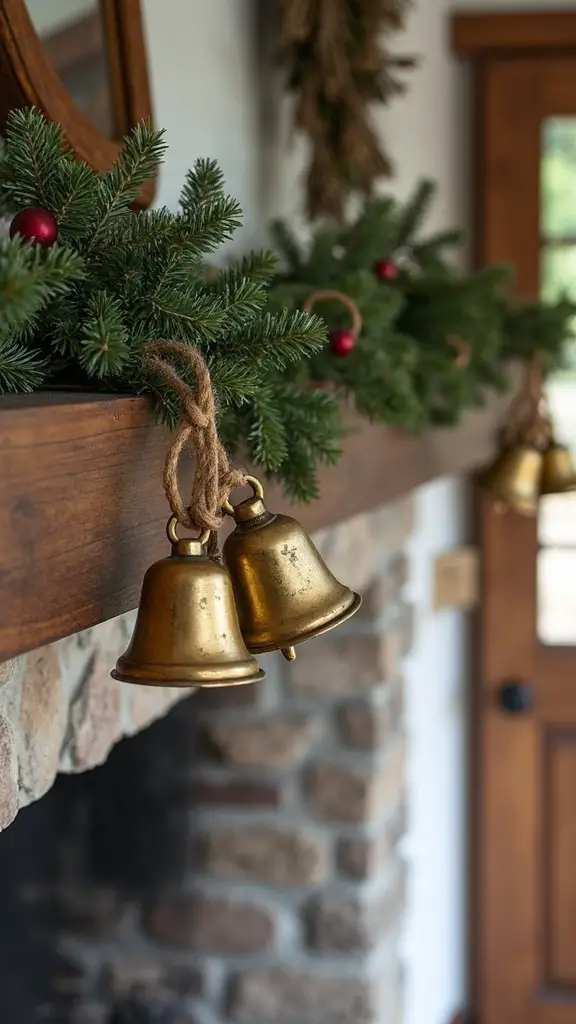 rustic farmhouse charm of sleigh bells